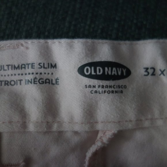 Old Navy Pink Ultimate Slim 32x34 Pants - Picture 7 of 11
